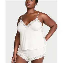 Victoria's Secret Ribbed Modal & Lace Cami Shorts Set