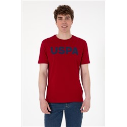 Erkek Regular Fit Bisiklet Yaka Bordo Basic Tişört