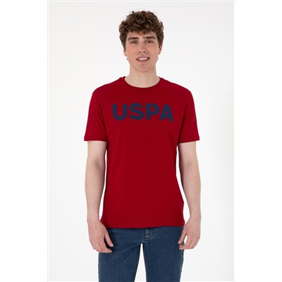 Erkek Regular Fit Bisiklet Yaka Bordo Basic Tişört