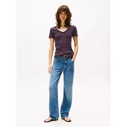Stripe V-Neck Favorite T-Shirt