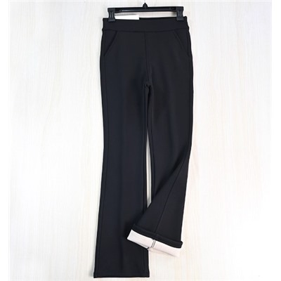 Удобные, мягкие и эластичные женские брюки на флисовой подкладке