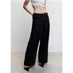 Jeans super wideleg loose oversize tiro bajo -  Mujer | MANGO OUTLET Melilla