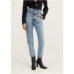 Vaqueros mom tiro alto -  Mujer | MANGO OUTLET Melilla