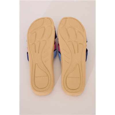Sandalias tiras azul claro
