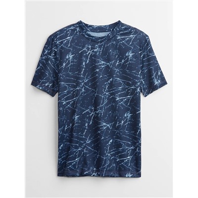 GapFit Kids Fit Tech Print T-Shirt