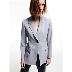 Anzugjacke aus Wollmischung
