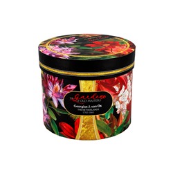 Кружка, 400 мл, фарфор F, черная, Лилии, Baroque flowers, 62362
