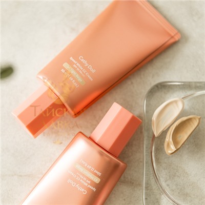 СС-КРЕМ ДЛЯ ЛИЦА «SPEED WHITE» SPF50 PA+++ (3 СРЕДНИЙ БЕЖ) CATHY DOLL