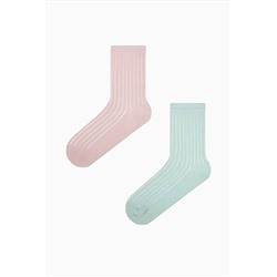 Penti, Vertical Colosio 2li Pembe Nane Soket Çorap