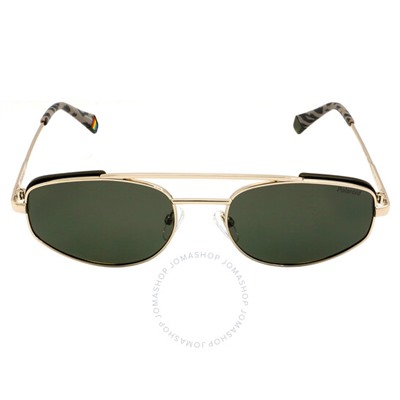 POLAROID  Polarized Green Oval Unisex Sunglasses