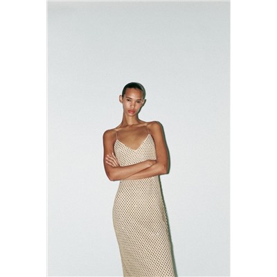 LONG RHINESTONE DRESS