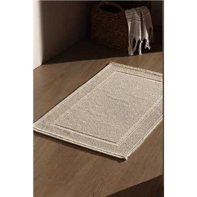 Barres Banyo Paspası - Bej - 50 x 80 cm
