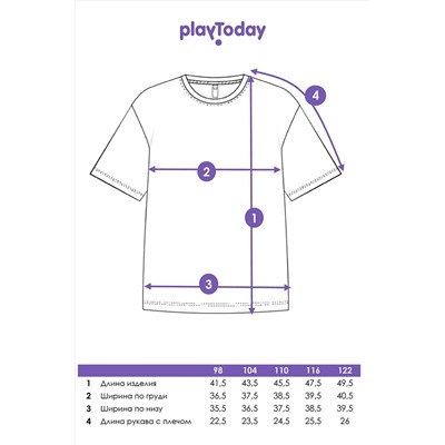 Футболка PLAYTODAY, 1073692
