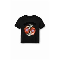 Camiseta "Save Nature" flores