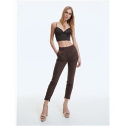 Zigarettenhose mit elastischem Bund