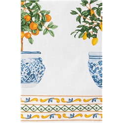 Citron Polycotton Masa Örtüsü - Turuncu - 160x200 cm