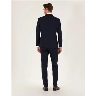 Lacivert Slim Fit Takım Elbise
