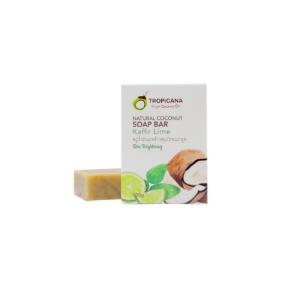 Tropicana_ Coconut Oil Soap Kaffir Lime 100 G