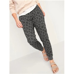 Mid-Rise Vintage Street Jogger Pants for Women