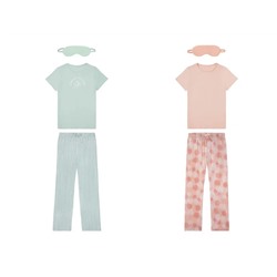 esmara Damen Pyjama, 3-teilig