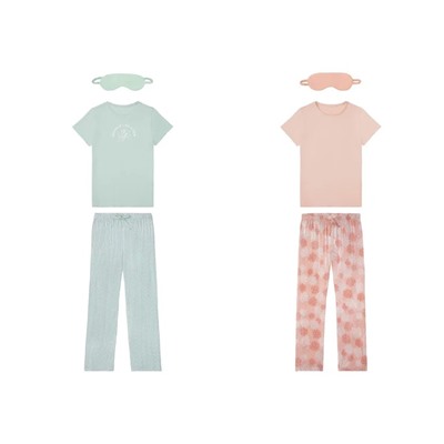 esmara Damen Pyjama, 3-teilig