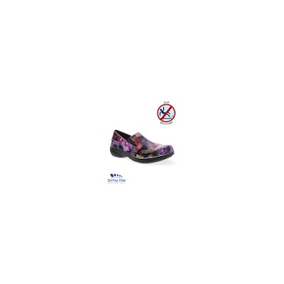 Spring Step Women's Professional Purple Multi Floral Ferrara Shoe
