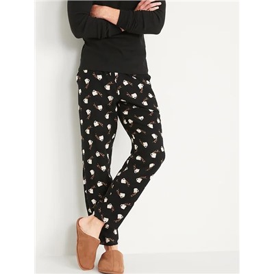 Printed Flannel Pajama Pants for Men