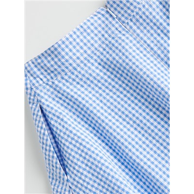 Karierter Rock aus Gingham