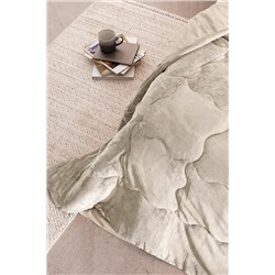 Kaira Tek Kişilik Comforter Set - Bej