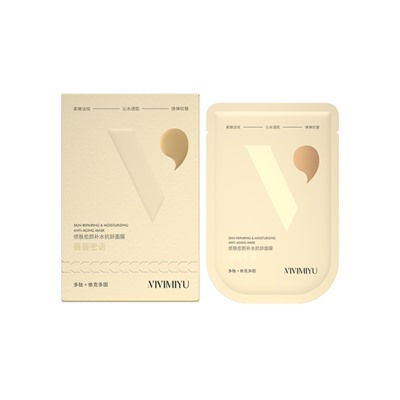 [VIVIMIYU] НАБОР Тканевая маска для лица ВОССТАНОВЛЕНИЕ Skin Repairing & Moisturizing Anti-Aging Mask, 40 мл*10 шт