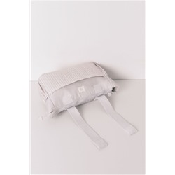 Neceser mediano "maternity" cuadros vichy gris