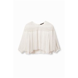 Blusa boho flecos