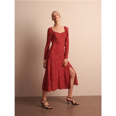 EcoVero™ Gemusterte Bluse