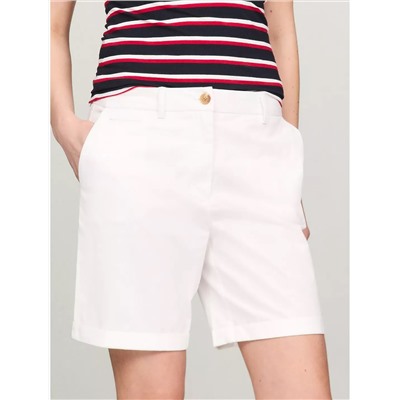Tommy Hilfiger Solid Stretch Cotton 7" Chino Short
