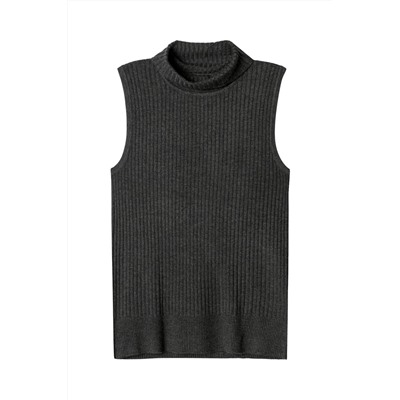 Top Gris oscuro jaspeado