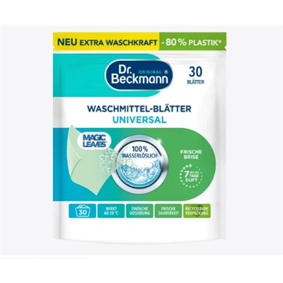 Waschmittel Blätter Vollwaschmittel universal, 30 Wl