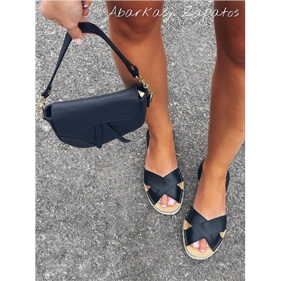 Босоножки от испанского производителья Ab.Zapatos Cruz-Yute marino АКЦИЯ