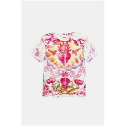 Camiseta manga corta corazón