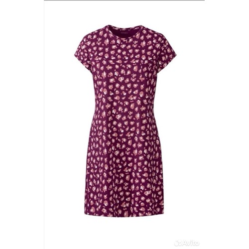 ESMARA® Damen Bigshirt, leger, leicht tailliert geschnitten, mit Baumwolle размер S, цвет weinrot/pfirsich