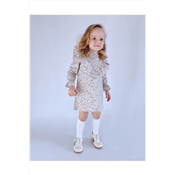 le petit sole Kız Çocuk Giny Elbise Soft Turkuaz Renk GINY.11