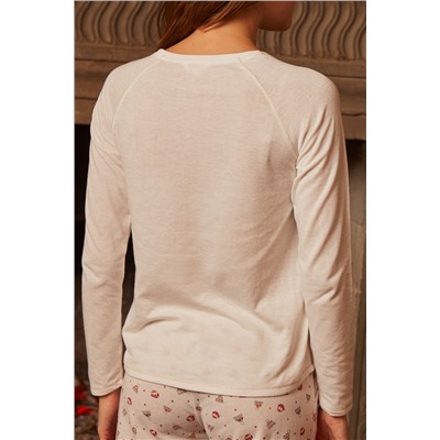Camiseta Creamy Crudo