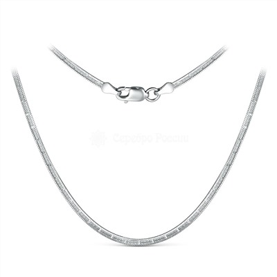 Цепь из серебра родированная - 40 см 5249R149452L40