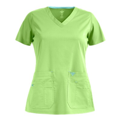 Med Couture Scrubs Flex-It V-Neck Top