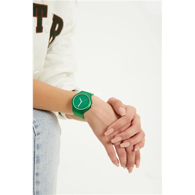 Aqua Di Polo 1987, Yeşil Unisex Silikon Kol Saati APSR1-A9643-USYYY