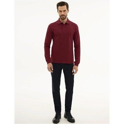 Bordo Slim Fit Basic Sweatshirt
