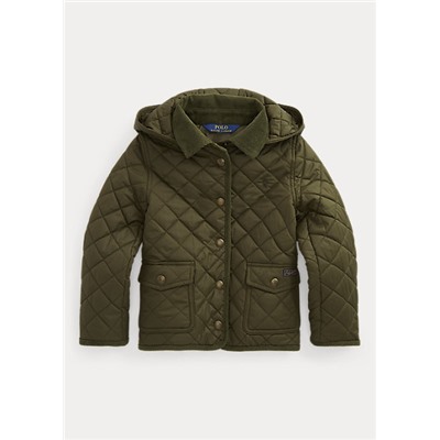 Girls 2-6x Water-Resistant Barn Jacket