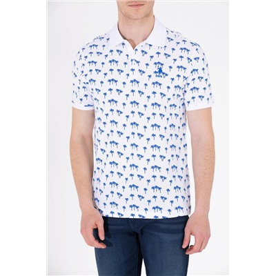 Erkek Saks Polo Yaka Tişört