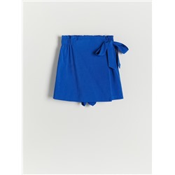 Shorts mit Bindedetail
