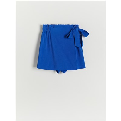 Shorts mit Bindedetail