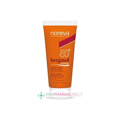 Noreva Bergasol Expert SPF50+ Crème Fluide Fini Invisible 50ml